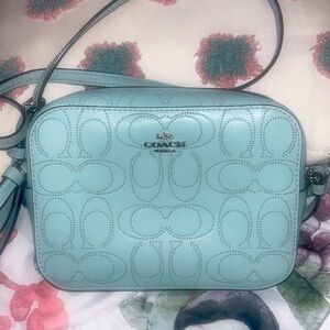 Coach purse, blue, fairly used.